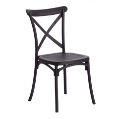 Стул Tetchair CROSS mod. PL24 / 1 шт. в упаковке пластик, 48 х 58 х 89 см, Black черный 05