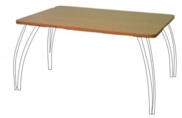 Столешница Командор Т 500-клен