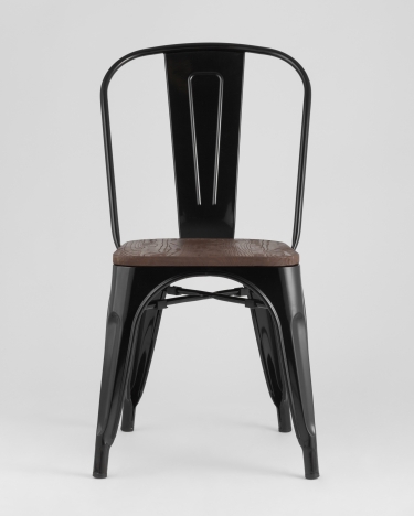 Стул Stool Group Tolix Wood 850 Черный