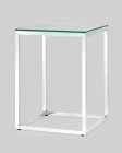 Журнальный стол Stool Group ТАУН 40x40 Серебро
