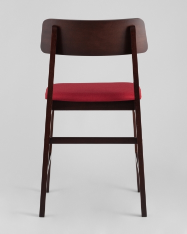 Комплект из двух стульев Stool Group ODEN мягкая тканевая Красная обивка