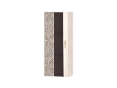 Стеллаж закрытый Витра Альфа 62 131 Орех Пегас