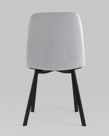 Стул Stool Group Oliver SquareвелюрСветло-серый