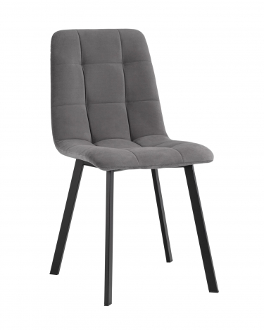 Стул Stool Group Oliver SquareвелюрТемно-серый