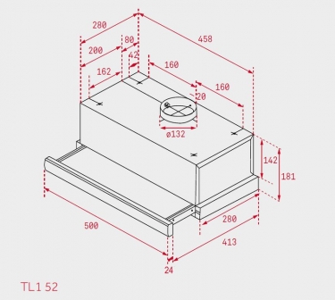 Вытяжка Teka Teka TL1-52 STAINLESS STEEL