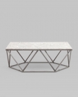 Журнальный столик Stool Group Авалон black 12266 Серый мрамор