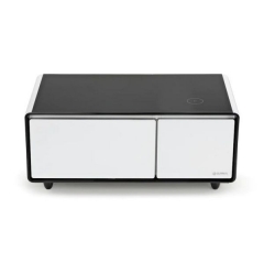 Умный кофейный столик с холодильником Eureka EUREKA TB90, White+Black