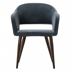 Кресло R-home Oscar Diag grey/т.орех