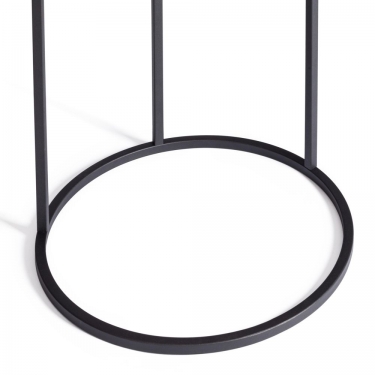 Журнальный стол Tetchair Mone МДФ/металл, 45х45х70,5 см, дуб беленый/черный