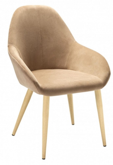 Стул R-home Kent Diag beige/нат.дуб