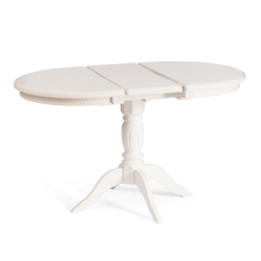 Стол Tetchair STEFANO бук, мдф, 100+30x80x77см, Ivory white