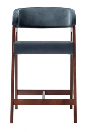 Кресло полубарное R-home Baxter Grey/т.орех