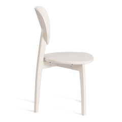 Стул Tetchair DIAMANTE жесткое сидение бук, 42 х 42 х 85 см, ivory white
