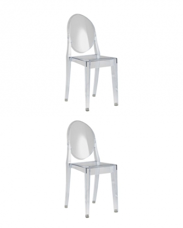 Стул Stool Group Victoria Ghost NEW прозрачный 2 шт.