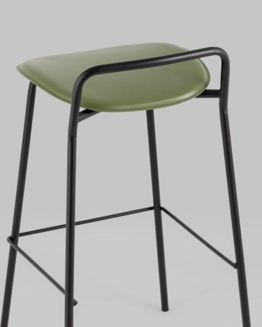 Стул барный Stool Group Mantis экокожа зеленый