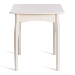 Стол Tetchair CATERINA бук, мдф, 100+30x70x75, Ivory white