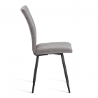 Стул обеденный Tetchair Monte Carlo флок , 50х55х93, серый/черный, 29