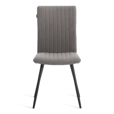 Стул обеденный Tetchair Monte Carlo флок , 50х55х93, серый/черный, 29