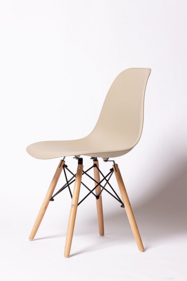 Стул для кухни Цвет мебели Eames SC-001 Бежевый