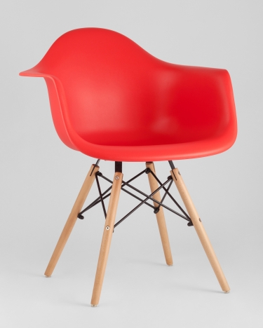 Стул Stool Group Eames DAW Красный