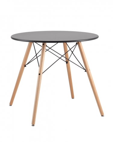 Стол обеденный Stool Group DSW D80 Черный
