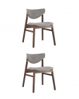 Комплект из двух стульев Stool Group RAGNAR 4 Серый