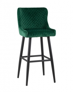 Стул барный Stool Group Ститч велюр Изумрудный