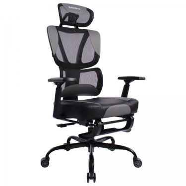Геймерское кресло BRABIX BRABIX PREMIUM Venom GM-530 черное/серое