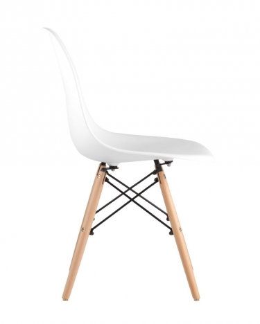 Стул Stool Group Eames Style DSW белый разборный каркас