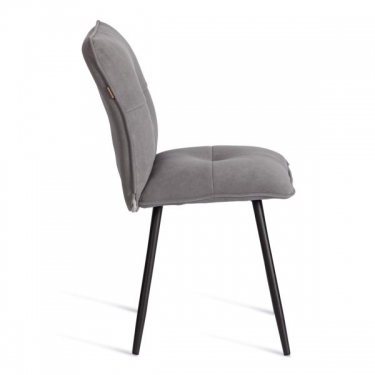 Стул обеденный Tetchair Sweet LT, велюр, серый/черный, 29, 41х55х88 см