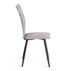 Стул обеденный Tetchair La Rousse NEW, ткань рогожка, серый/черный, 3M 16/2, 45x55x93 см