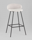 Стул барный Stool Group Nita букле светло-серый