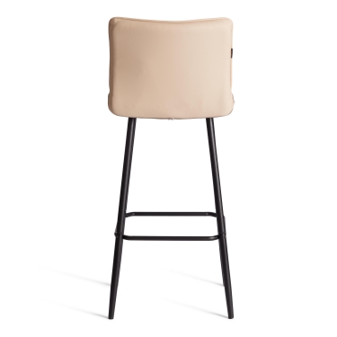 Барный стул Tetchair Bari/Бари экокожа , бежевый, 45х56х110 см