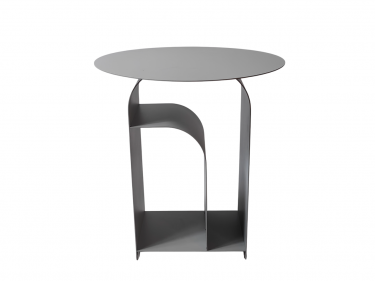 Журнальный столик Stool Group Arwel металл темно-серый