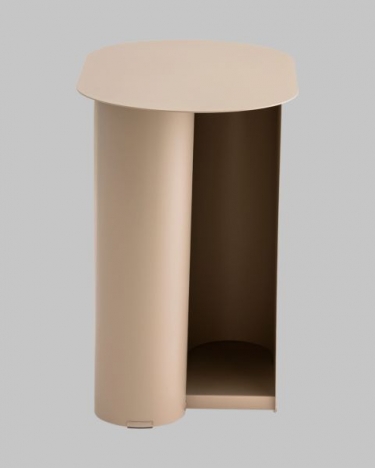 Журнальный столик Stool Group Yvaine металл бежевый