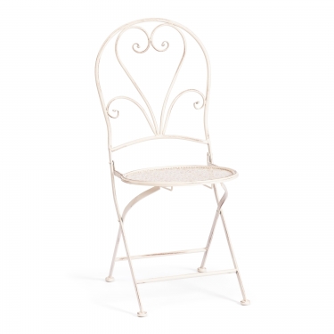 Стул Tetchair Love Chair PL08-11140 стальной сплав, античный белый, 40х47,5х94 см