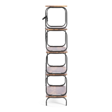Стеллаж Tetchair WS-04 60x30x140 см, burnt
