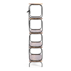 Стеллаж Tetchair WS-04 60x30x140 см, burnt