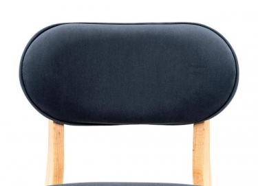 Стул R-home Rasmus Diag grey/нат.бук