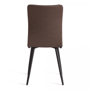 Стул обеденный Tetchair La Rousse NEW, ткань рогожка, коричневый/черный, 3М7-147, 45x55x93 см
