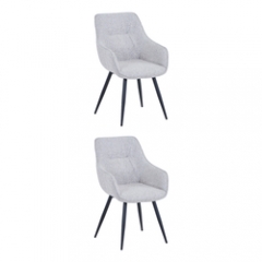 Стул обеденный Stool Group Eliana серый 2 шт.