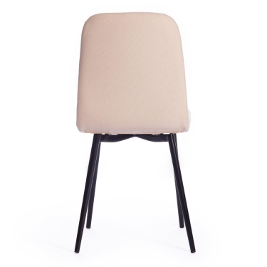 Стул Tetchair ARC / 1 шт. в упаковке ткань/металл, 46 х 52 х 88 см, бежевый 08/черный