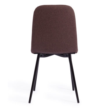 Стул Tetchair ARC / 1 шт. в упаковке ткань/металл, 46 х 52 х 88 см, коричневый 01/черный