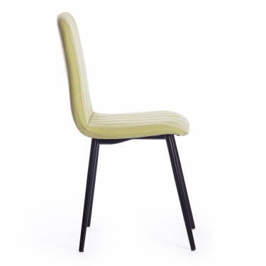 Стул Tetchair ARC / 2 шт. в упаковке ткань/металл, 46 х 52 х 88 см, фисташковый 64/черный