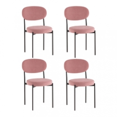 Стул Stool Group Бриф DD велюр пыльно-розовый 4 шт.