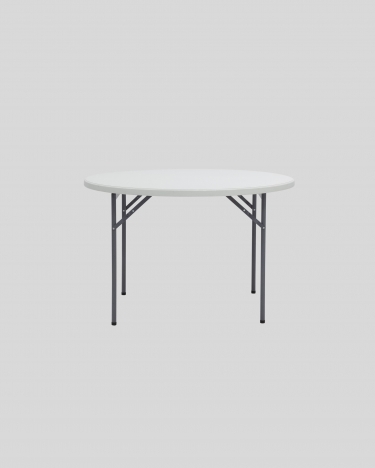 Стол круглый складной Stool Group Кейт 116 см Белый