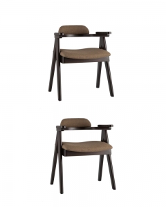 Комплект из двух стульев Stool Group OLAV 2 шт Кофейный