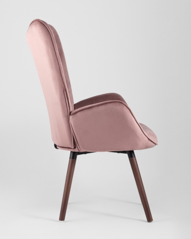 Стул Stool Group Гранд велюр Розовый
