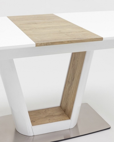 Стол обеденный раскладной Stool Group Атланта 160-200 Белый