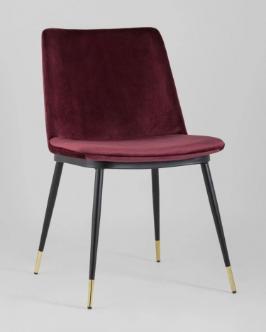 Стул Stool Group Мелисса велюр Бордовый